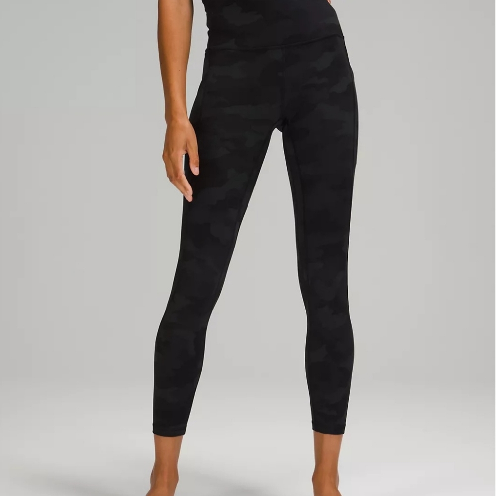 Lululemon Black Camo High Leggings